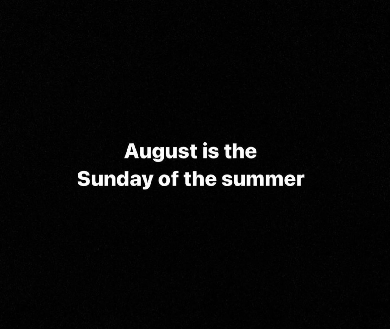 August Is The Sunday Of Summer The Healthy Slice